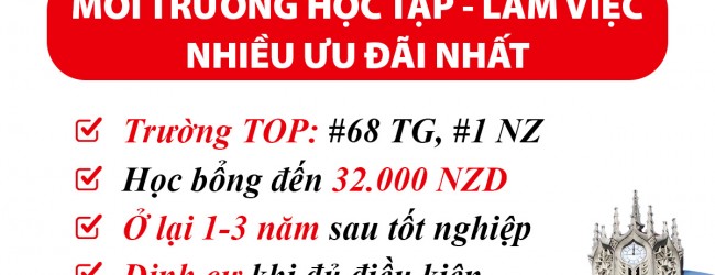 Đại học Auckland – cầu nối tiếp cận môi trường học tập, việc làm nhiều ưu đãi nhất New Zealand